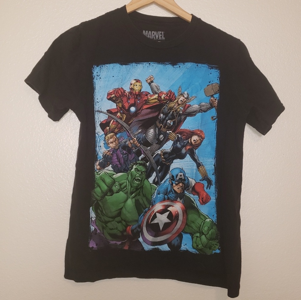 Sz Sm juniors Marvel Avengers printed tee